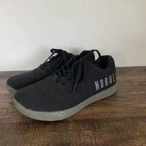 NoBull Outwork Womens Size 8.5 Black Crossfit Athletic Running Shoes Sneakers